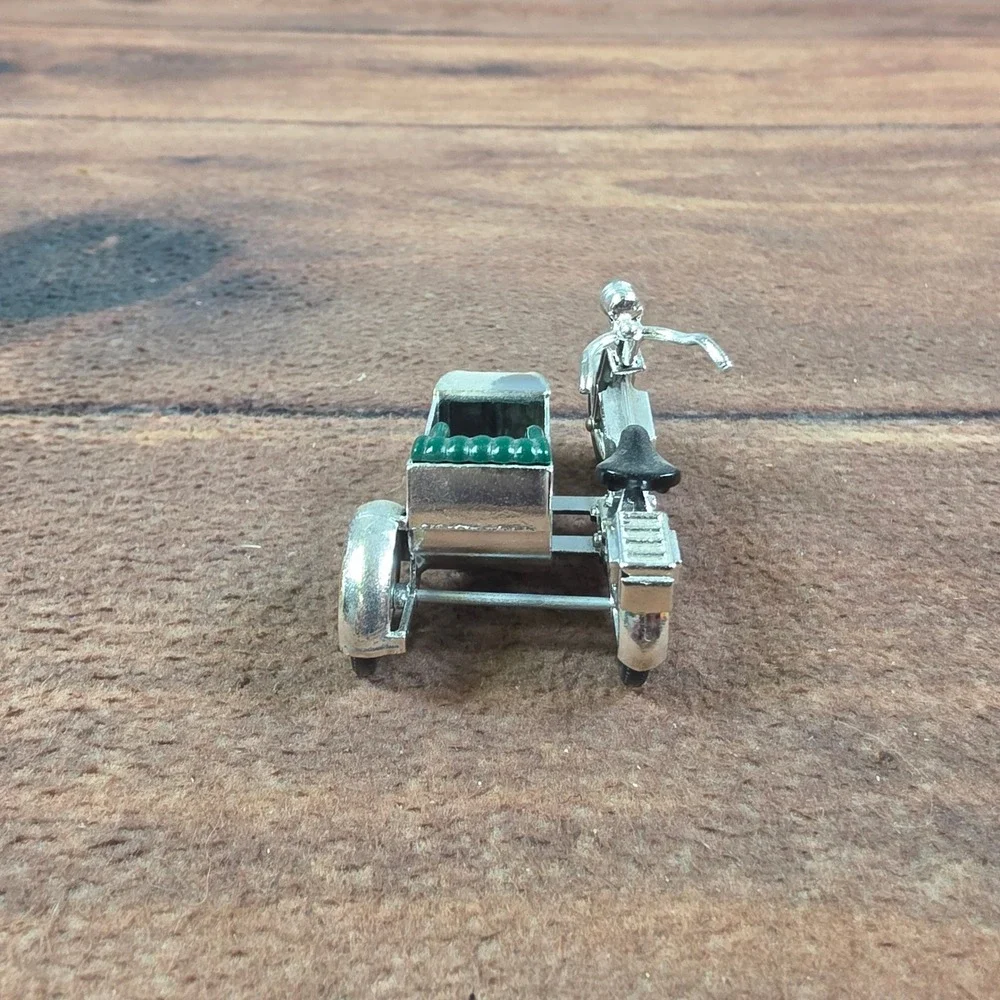Matchbox Sunbeam Motor Cycle Y-8 Silver Good 1914 Models of Yesteryear Boxed